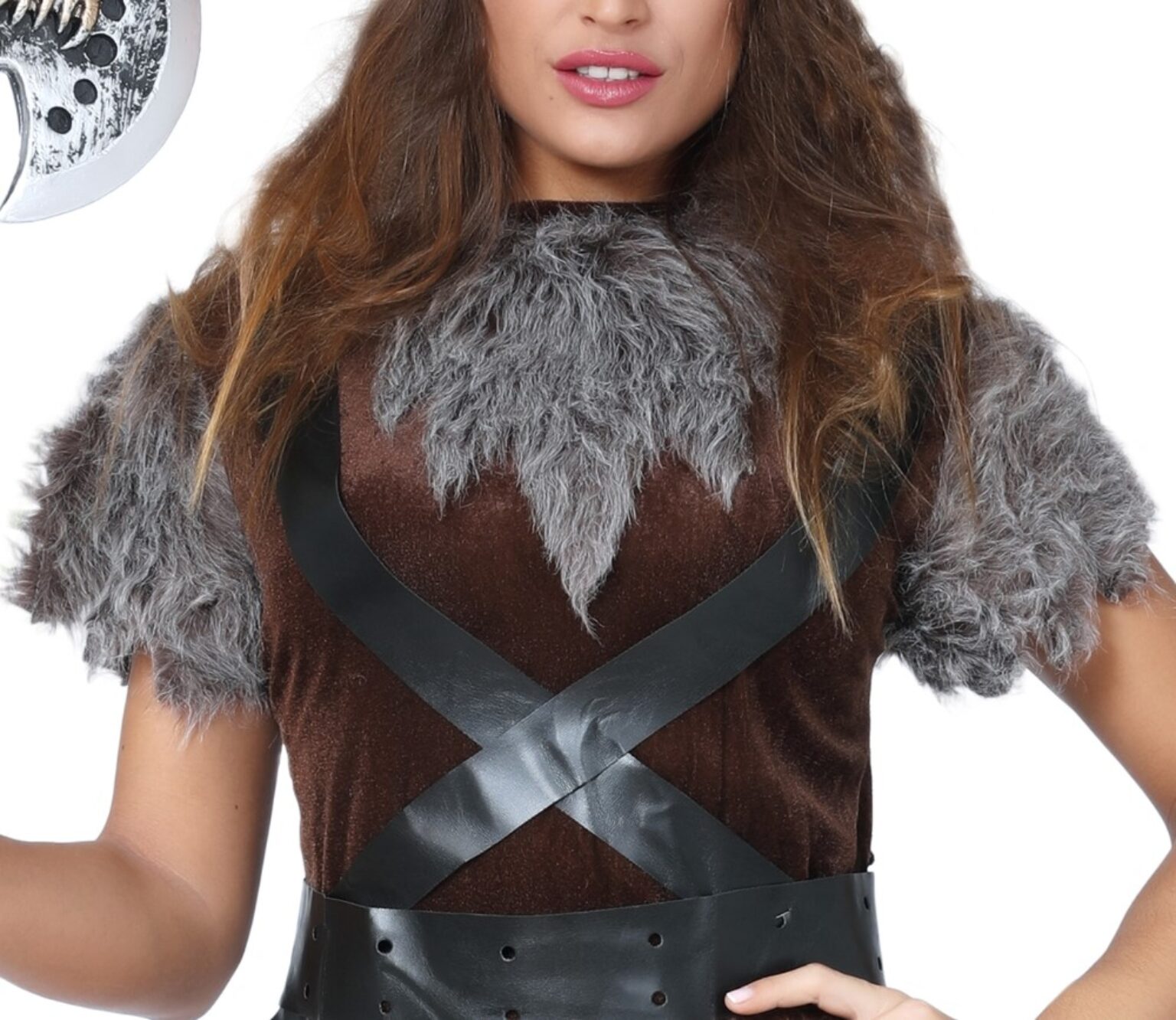 brown viking costume front