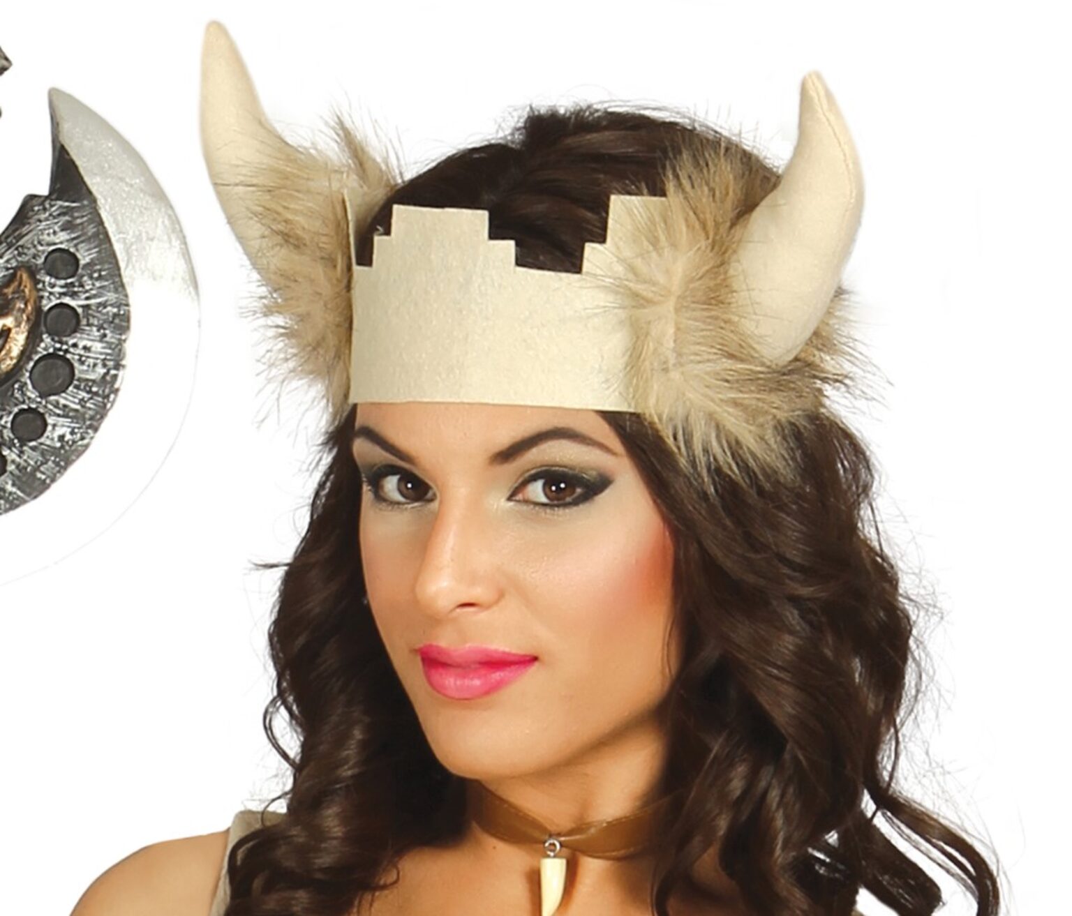 cream Viking Costume hat