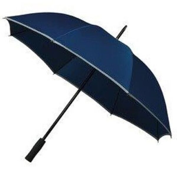 hi-viz navy golf umbrella