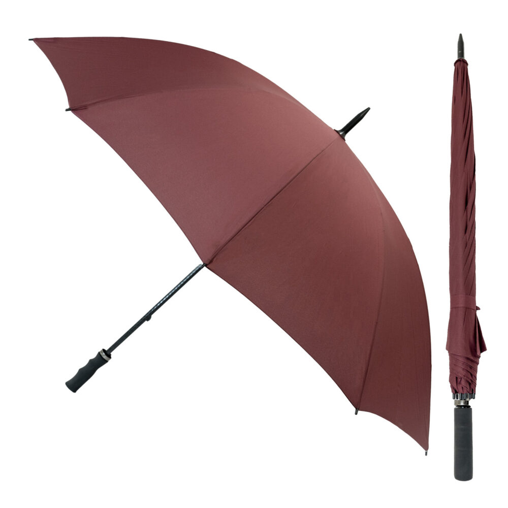 maroon golf umbrella