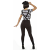 Mime Artist Costume back