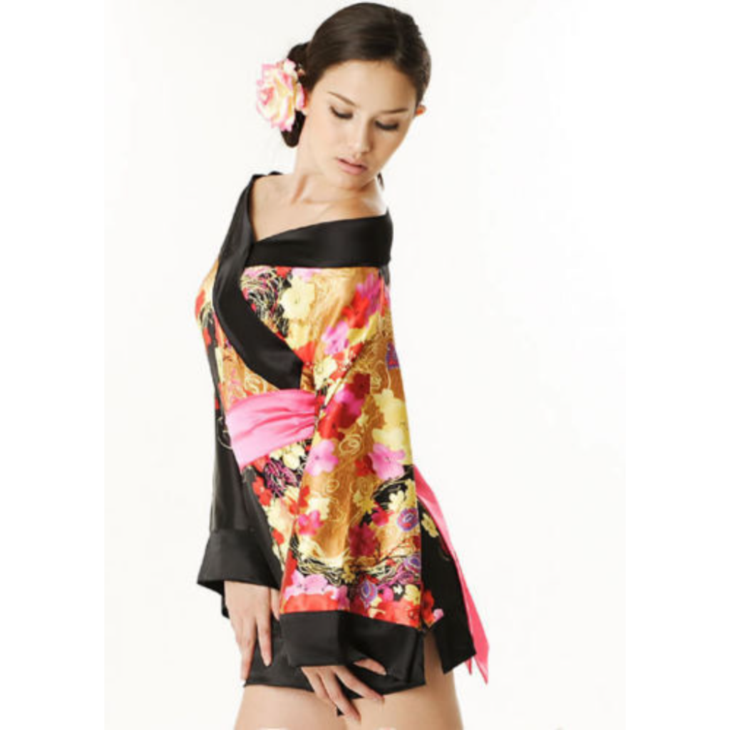 geisha flower costume
