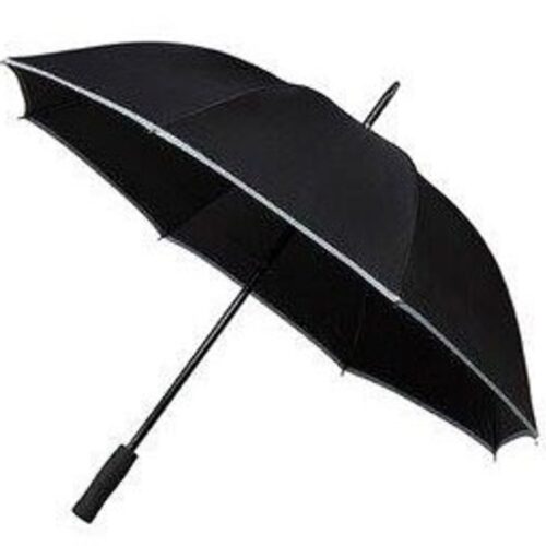 black hi-viz umbrella