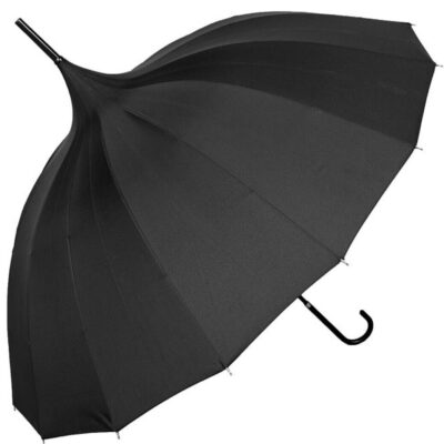 black pagoda umbrella