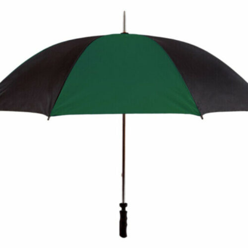 green golf umbrella view