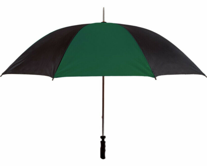 green golf umbrella view