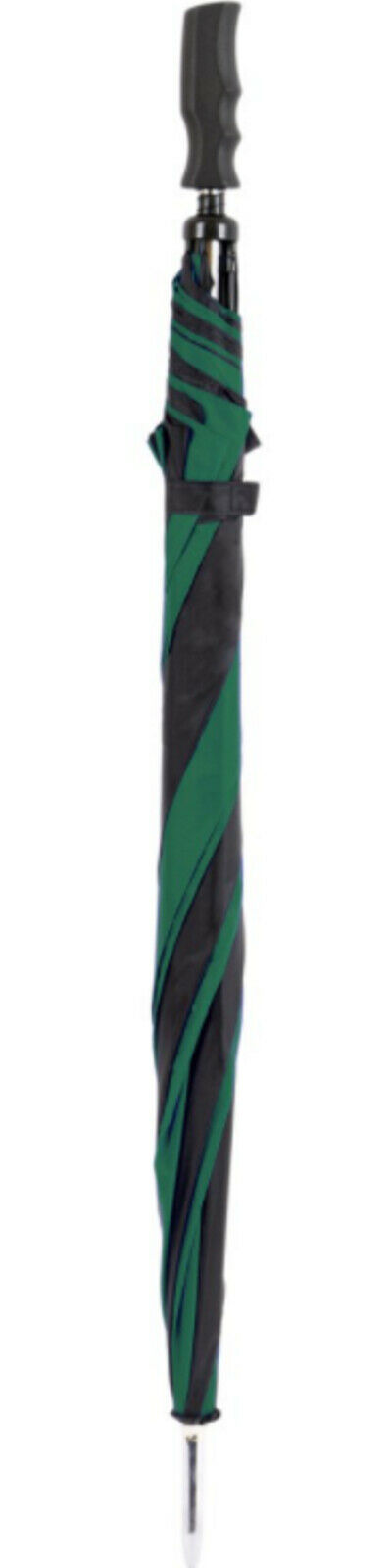 green golf umbrella walking stick