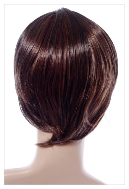 Amazing Long Choc Brown Honey Blonde Lady Wig