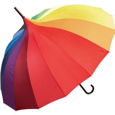 rainbow pagoda umbrella