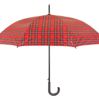 tartan walking umbrella