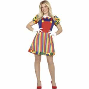 ladies clown jester costume